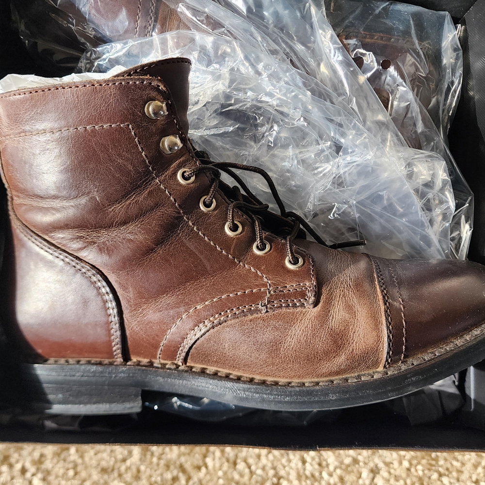 Thursday Boot Company Captain Brown Leather Women's Boots 9.5